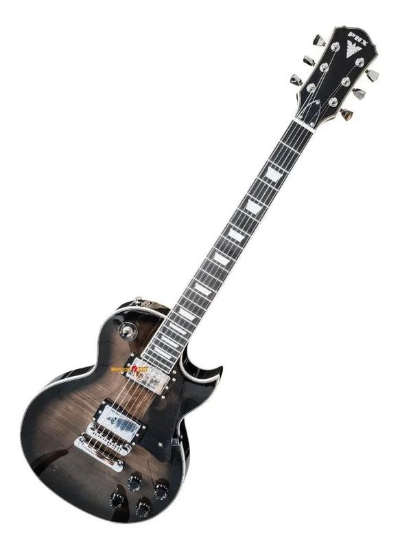 Paul様 Guitarra les paul phx studio flame maple brown sunburst - Guitarra